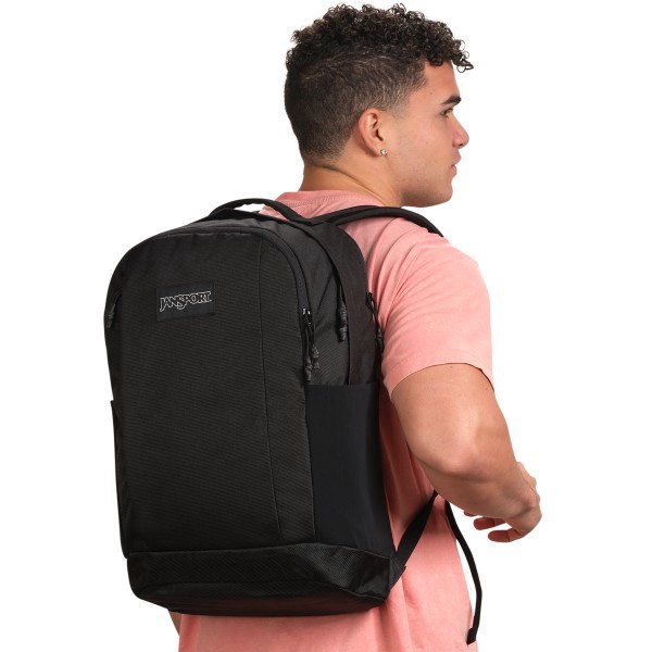 slide 2 of 8, Jansport Inbound Pack With 15"" Laptop Pocket, 100% Recycled, Black, 1 ct