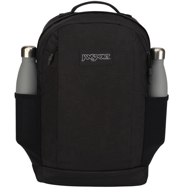 slide 8 of 8, Jansport Inbound Pack With 15"" Laptop Pocket, 100% Recycled, Black, 1 ct