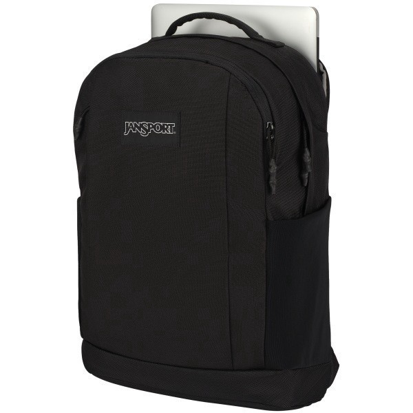slide 3 of 8, Jansport Inbound Pack With 15"" Laptop Pocket, 100% Recycled, Black, 1 ct