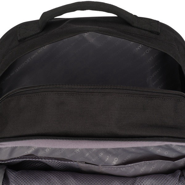 slide 7 of 8, Jansport Inbound Pack With 15"" Laptop Pocket, 100% Recycled, Black, 1 ct