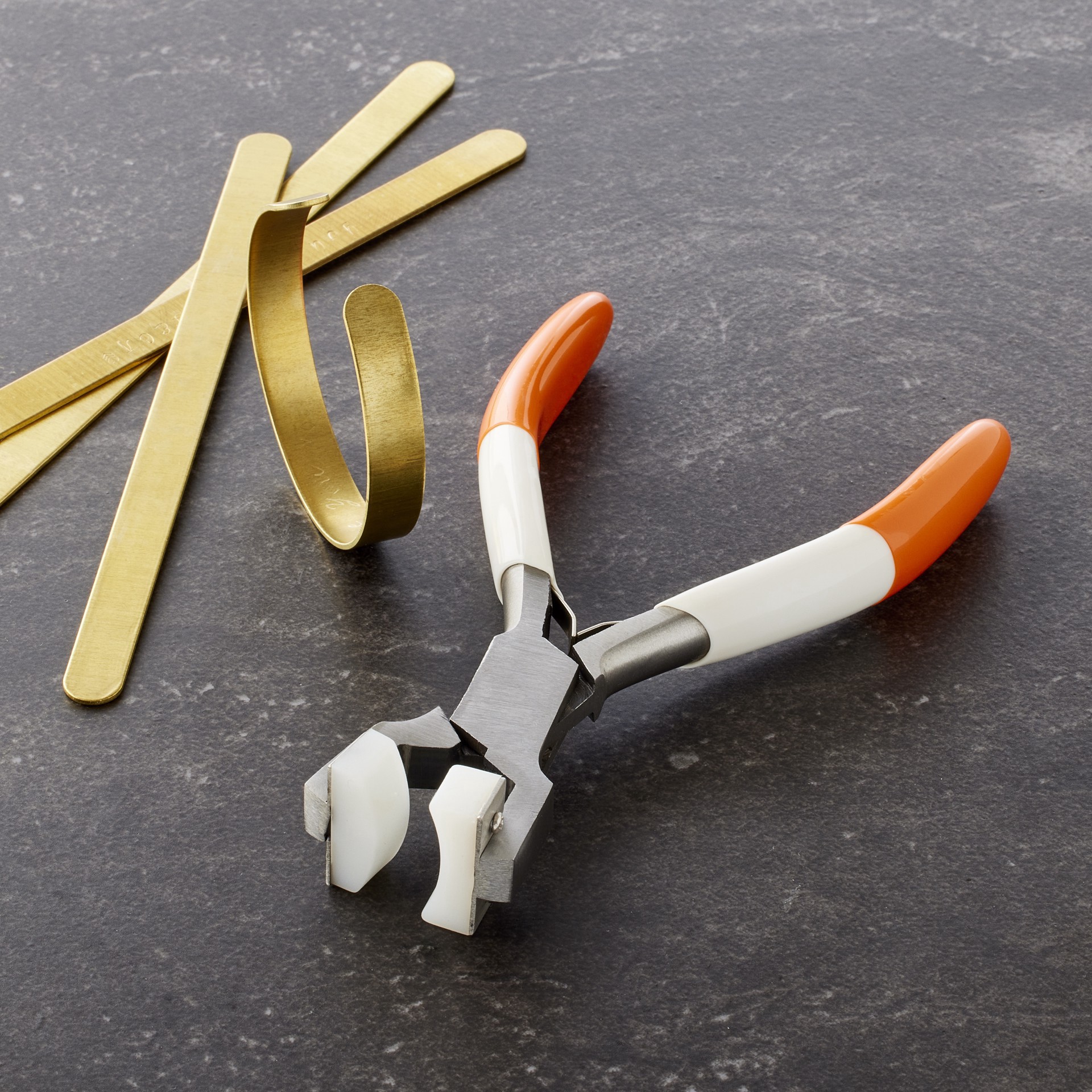 slide 3 of 5, Impressart Bracelet Bending Pliers, 6.8 in x 0.46 in x 2.8 in