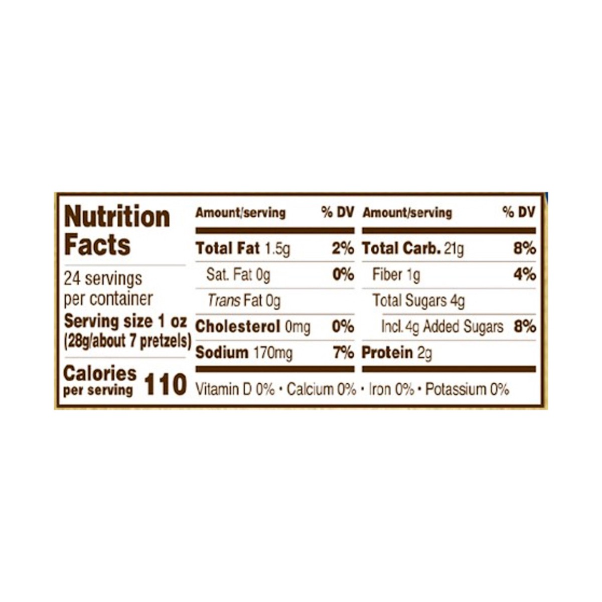 slide 10 of 12, Utz Barrel Pretzel Hny Wheat, 24 oz