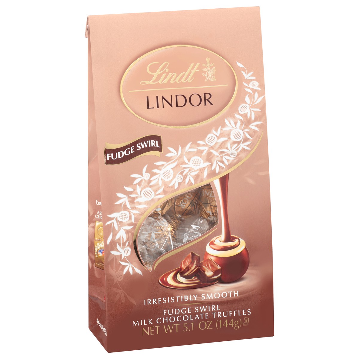 slide 3 of 9, Lindt Fudge Swirl Milk Chocolate Truffles 5.1 oz, 5.1 oz