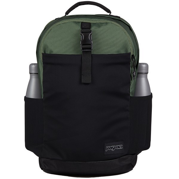 slide 6 of 8, Jansport Journey Pack With 15"" Laptop Pocket, 100% Recycled, Cargo Green, 1 ct