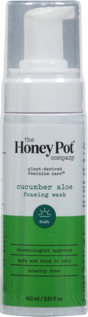 slide 3 of 9, The Honey Pot Company Daily Cucumber Aloe Foaming Wash 5.51 fl oz, 5.51 fl oz