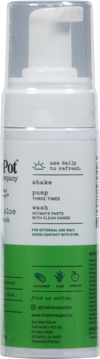 slide 9 of 9, The Honey Pot Company Daily Cucumber Aloe Foaming Wash 5.51 fl oz, 5.51 fl oz