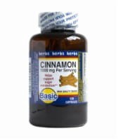 slide 1 of 1, Basic Cinnamon Capsules, 120 ct