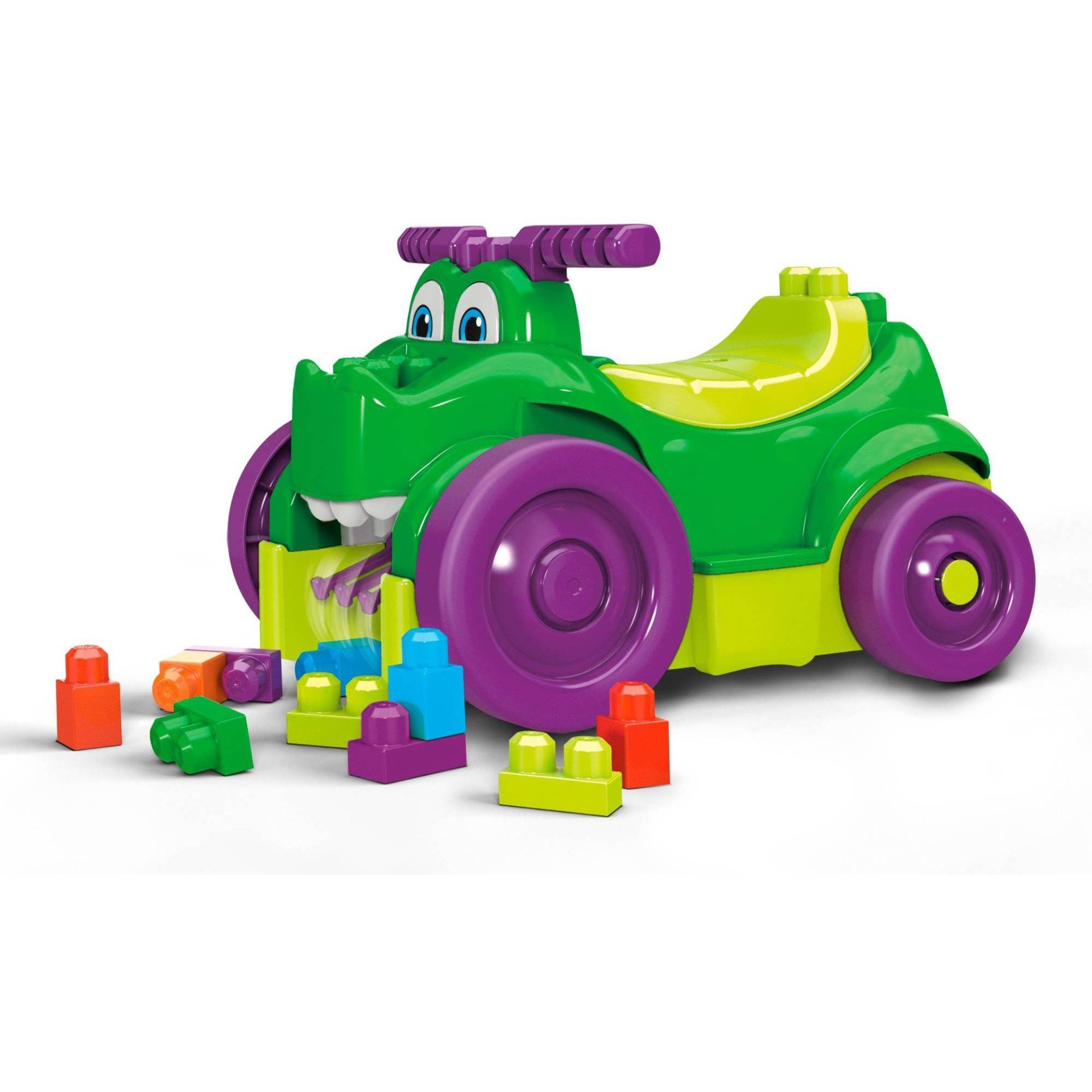 slide 1 of 7, Mega Bloks Ride 'n Chomp Croc, 1 ct