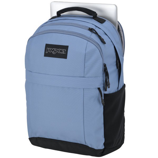 slide 9 of 9, Jansport Landings Pack With 15"" Laptop Pocket, 100% Recycled, Elemental Blue, 1 ct