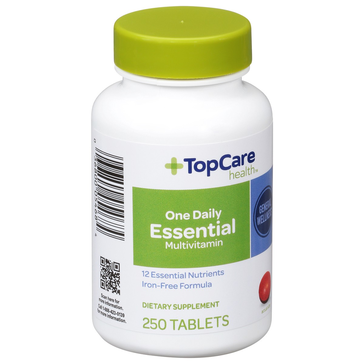 slide 4 of 15, Topcare Vitmn One Daily Essential Tabs, 250 ct