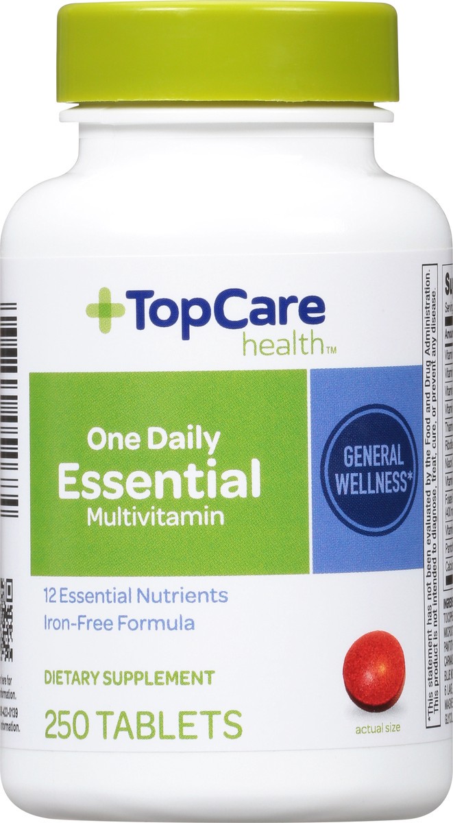 slide 14 of 15, Topcare Vitmn One Daily Essential Tabs, 250 ct