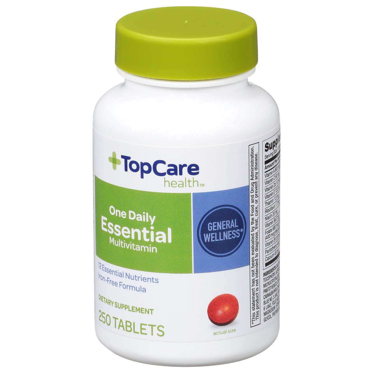 slide 7 of 15, Topcare Vitmn One Daily Essential Tabs, 250 ct