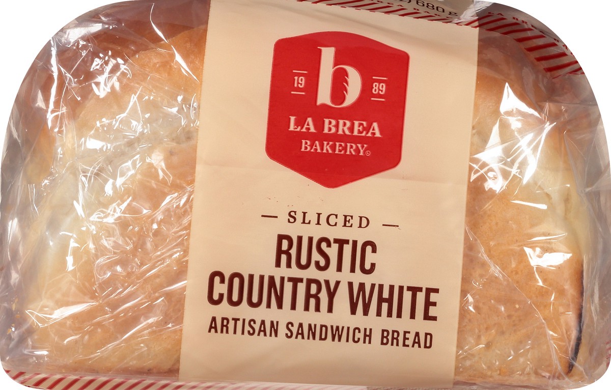 slide 10 of 13, La Brea Bakery Sliced Rustic Country White Artisan Sandwich Bread 24 oz, 24 oz