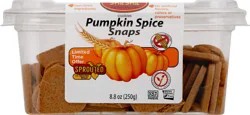 ShaSha Pumpkin Spice Snaps Cookies 8.8 oz
