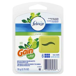 Febreze Odor-Eliminating Wax Melts Air Freshener with Gain Original Scent