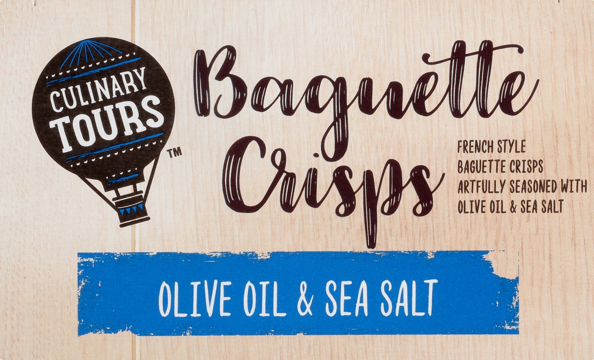 slide 4 of 12, Culinary Tours Olive Oil & Sea Salt Baguette Crisps 4.5 oz, 4.5 oz