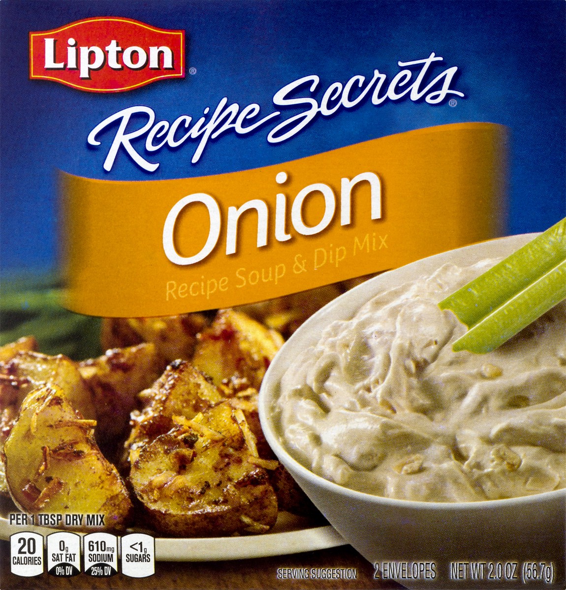 slide 11 of 12, Lipton Onion. Recipe Soup & Dip Mix 2.0 ea, 2 ct