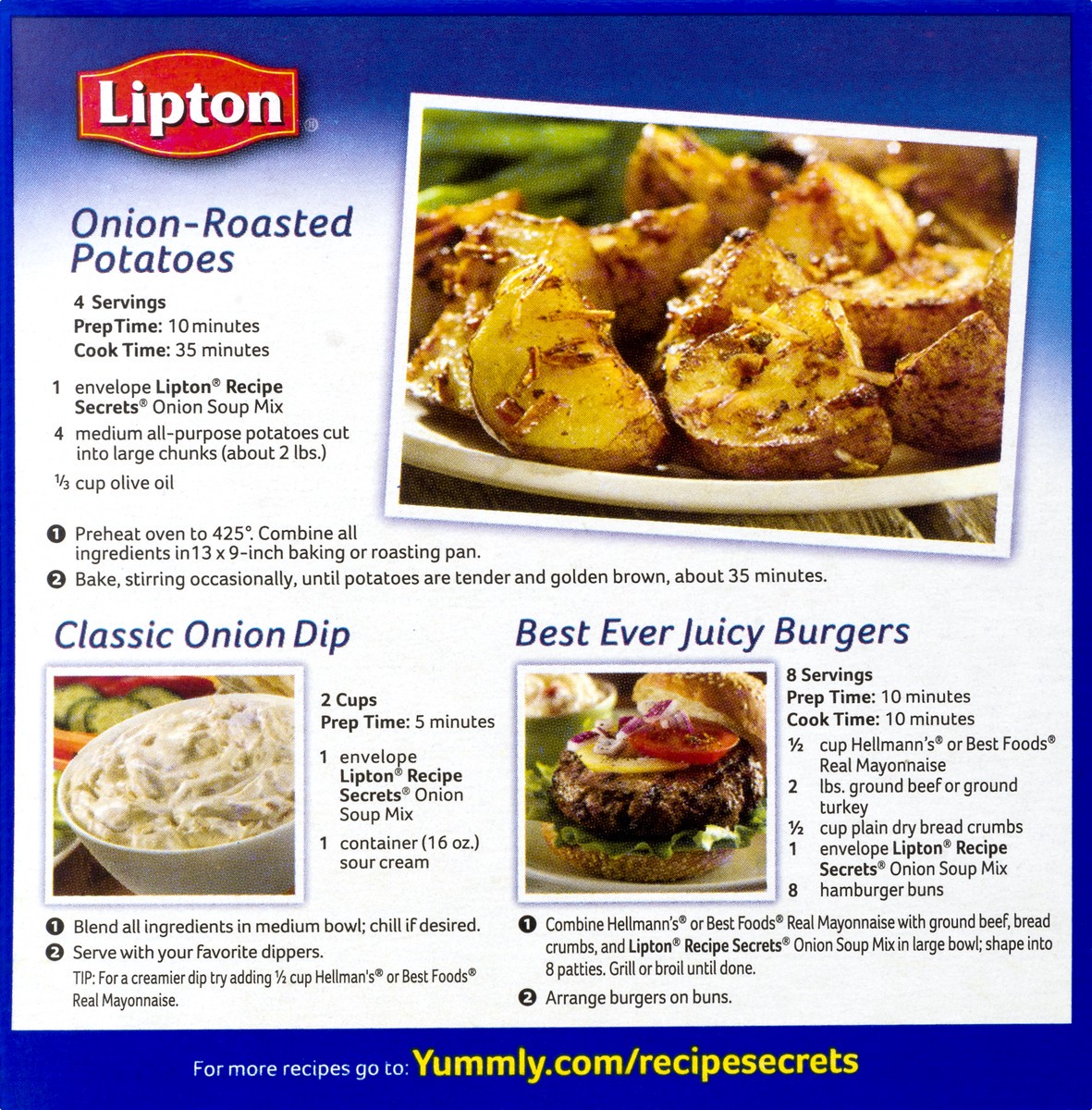 slide 9 of 12, Lipton Onion. Recipe Soup & Dip Mix 2.0 ea, 2 ct