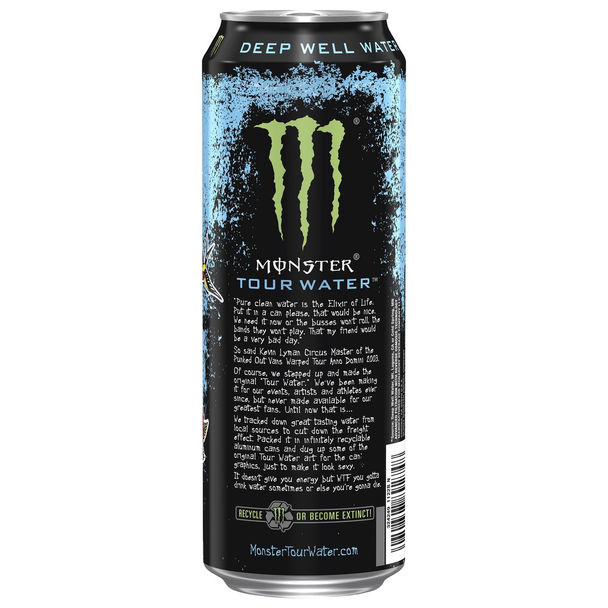 slide 3 of 4, Monster Tour Water 24/19.2oz, 19.20 fl oz