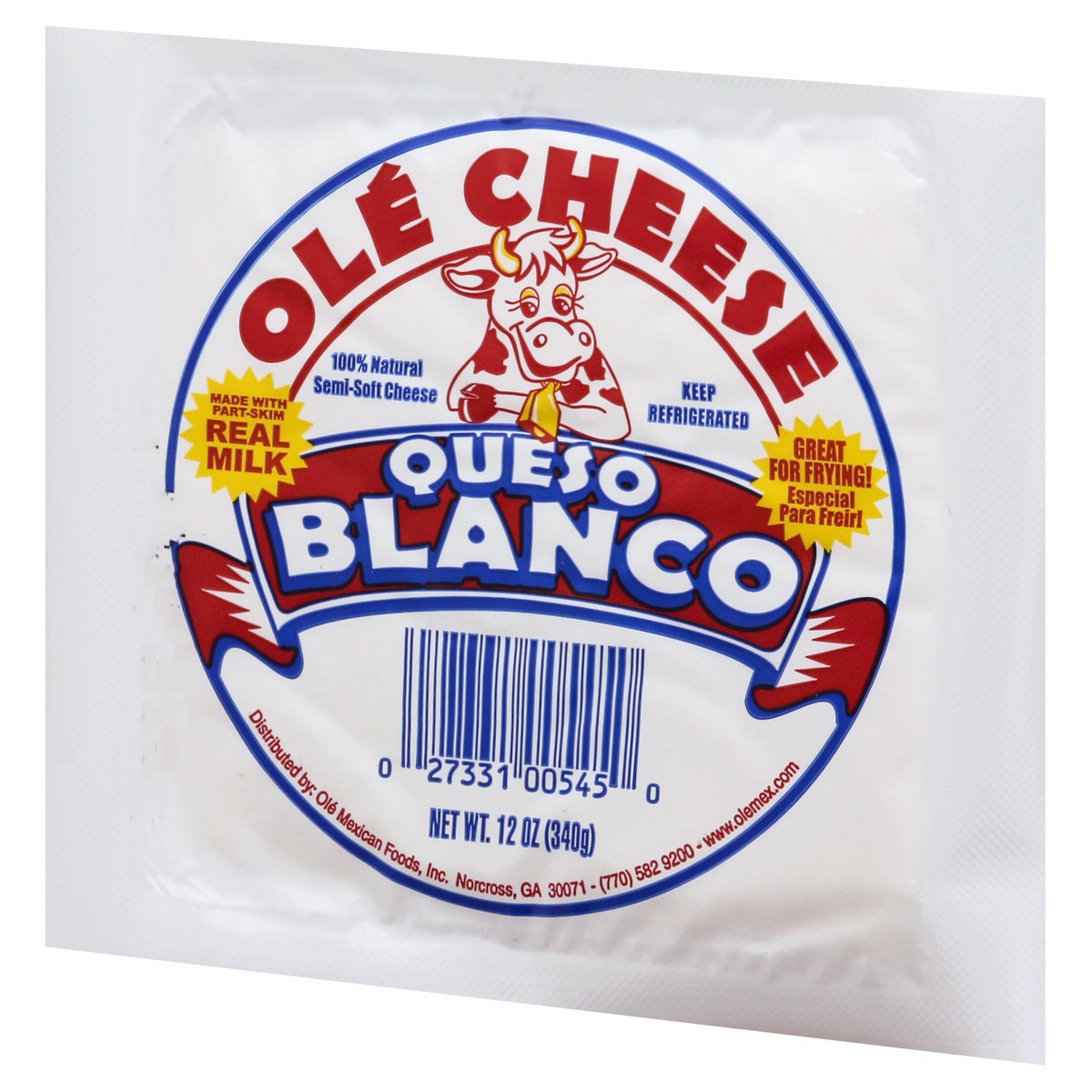 slide 6 of 13, Ole Cheese Queso Blanco Cheese 12 oz, 12 oz