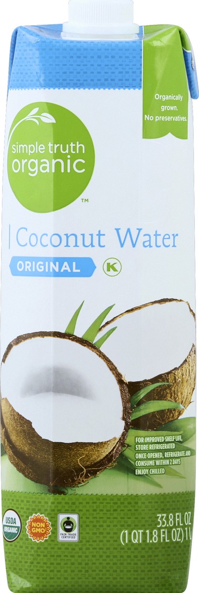 slide 1 of 5, Simple Truth Organic Original Coconut Water - 33.8 fl oz, 33.8 fl oz