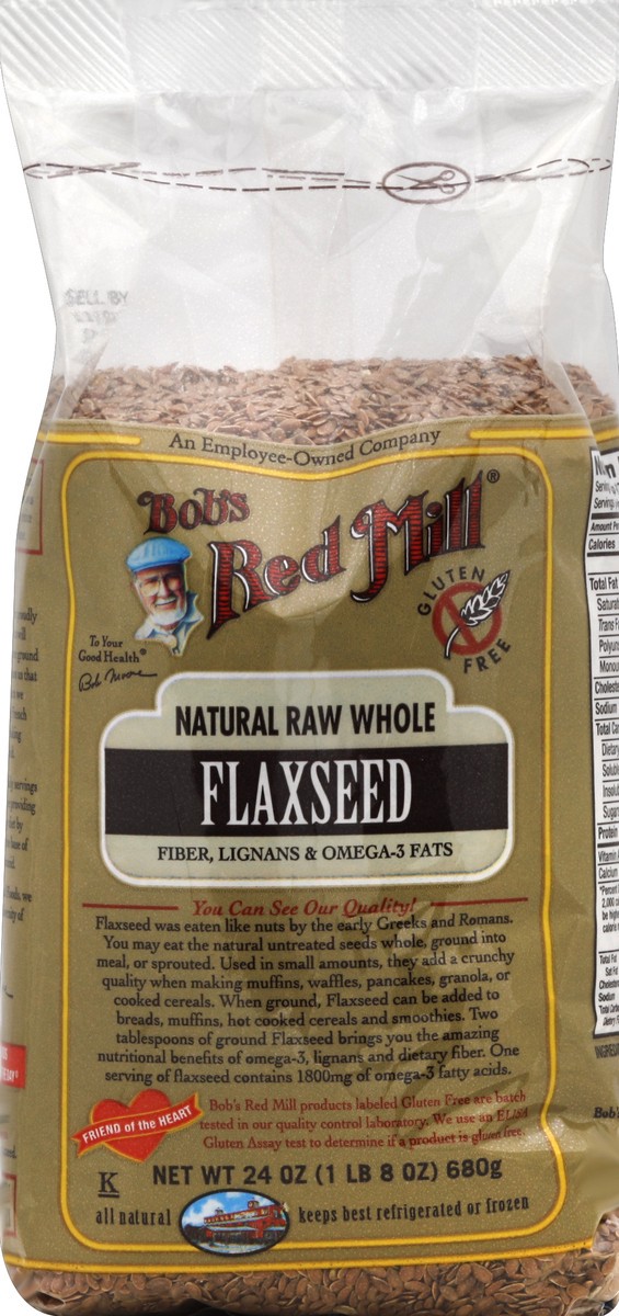 slide 5 of 5, Bob's Red Mill Flax Seeds, 24 oz