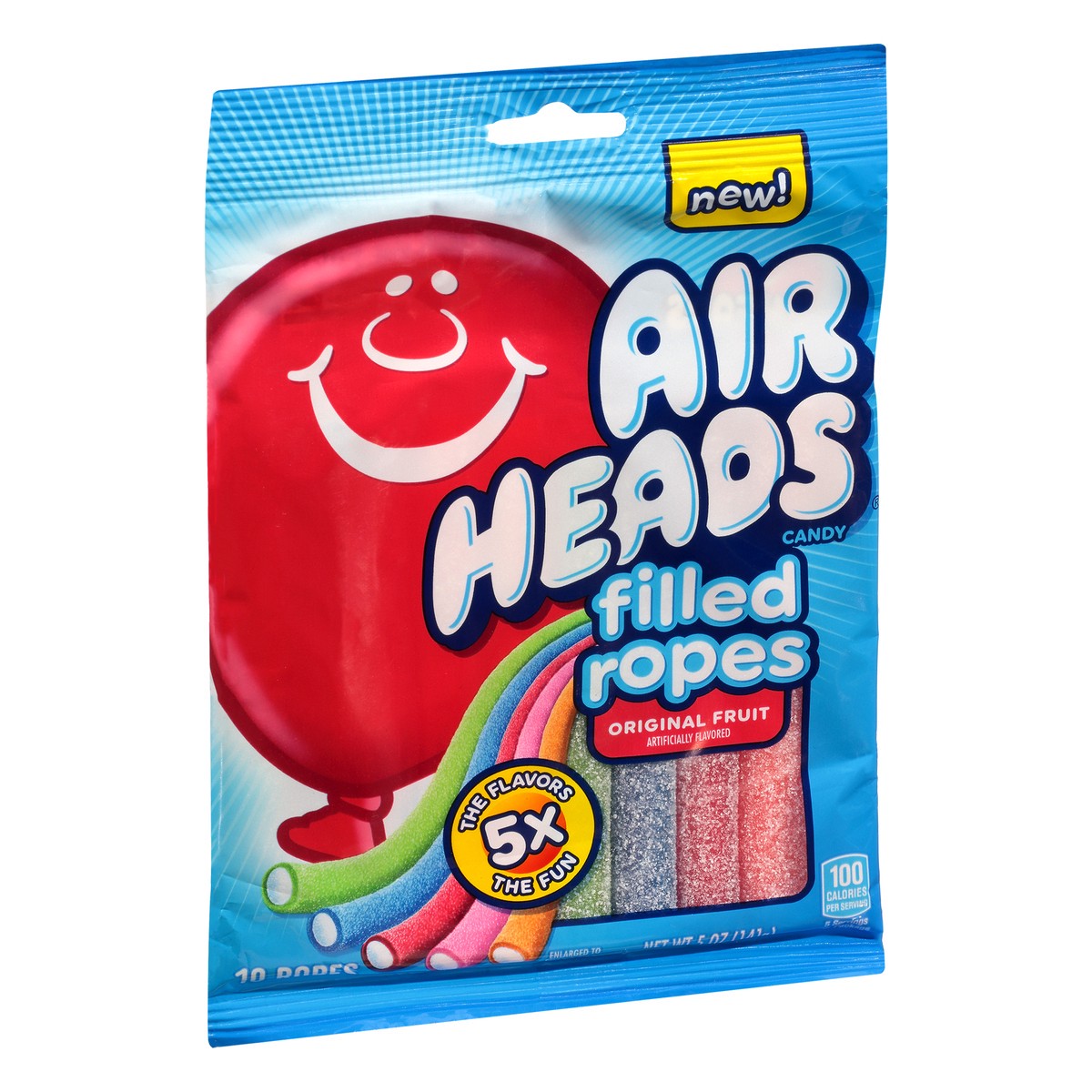 slide 5 of 9, Airheads Filled Ropes Original Fruit, 5 oz