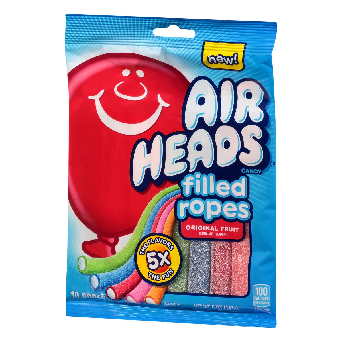 slide 3 of 9, Airheads Filled Ropes Original Fruit, 5 oz
