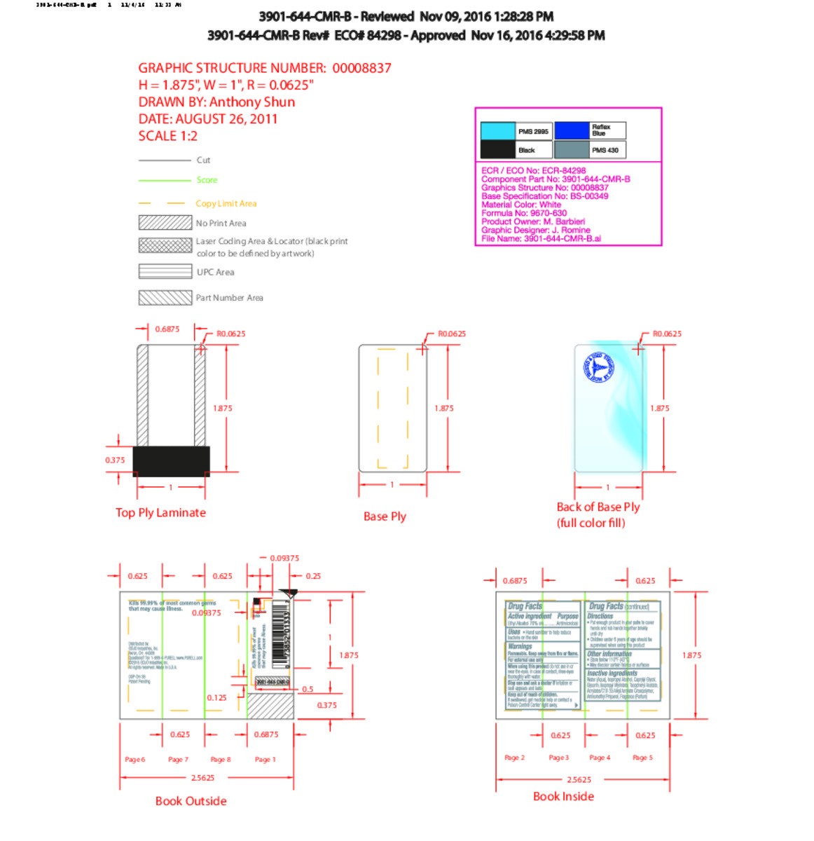 slide 2 of 8, PURELL Refreshing Gel Advanced Hand Sanitizer, 1 ct