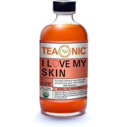 slide 1 of 1, TeaOnic I Love My Skin Herbal Tea, 8 oz