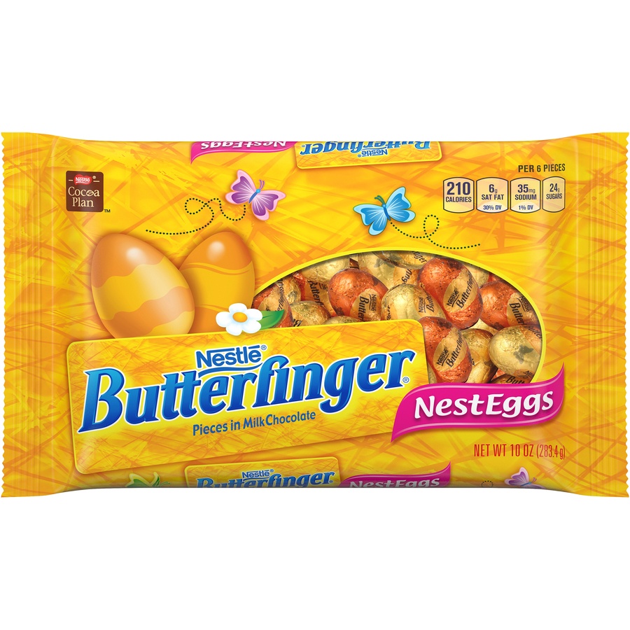 slide 1 of 1, Butterfinger Easter Nest Eggs, 10 oz