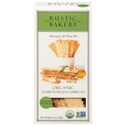 Rustic Bakery Organic Sourdough Flatbread Rosemary & Olive Oil