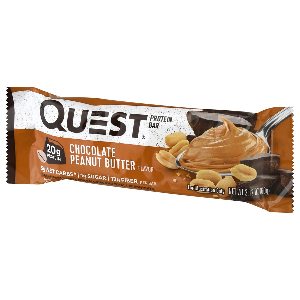 slide 10 of 13, Quest Chocolate Bar Peanut Butter, 2.12 oz