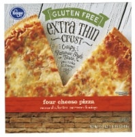 slide 1 of 1, Kroger Gluten Free Extra Thin Crust Four Cheese Pizza, 17.5 oz