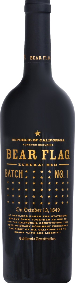 slide 5 of 7, Bear Flag Red Wine, 750 ml