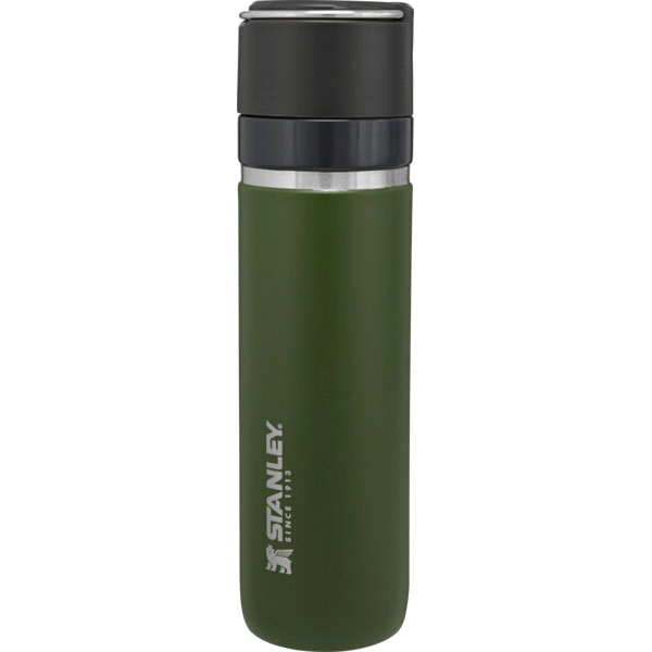 slide 1 of 1, STANLEY GO Stainless Steel. Green Bottle, 24 oz