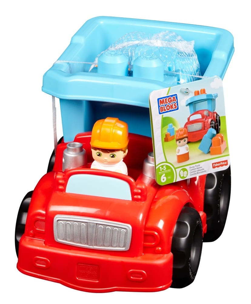 slide 1 of 1, Mega Bloks First Builders Lil Vehicles Dylan Dump Truck, 1 ct