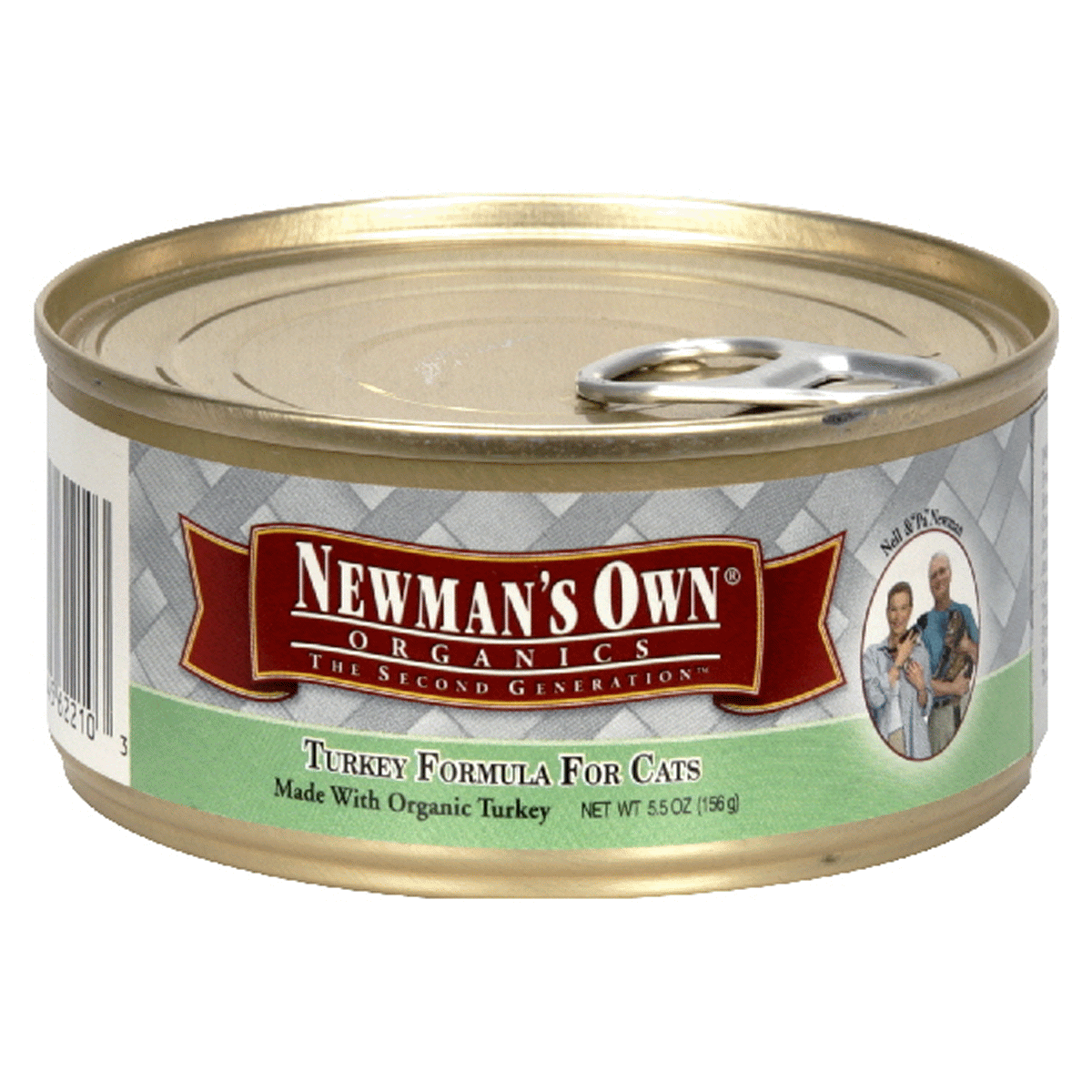 slide 1 of 1, Newman's Own Organics Turkey Formula Wet Cat Food, 5.5 oz