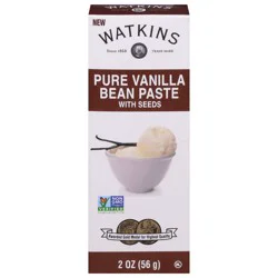 Watkins Pure Vanilla Bean Paste with Seeds 2 oz