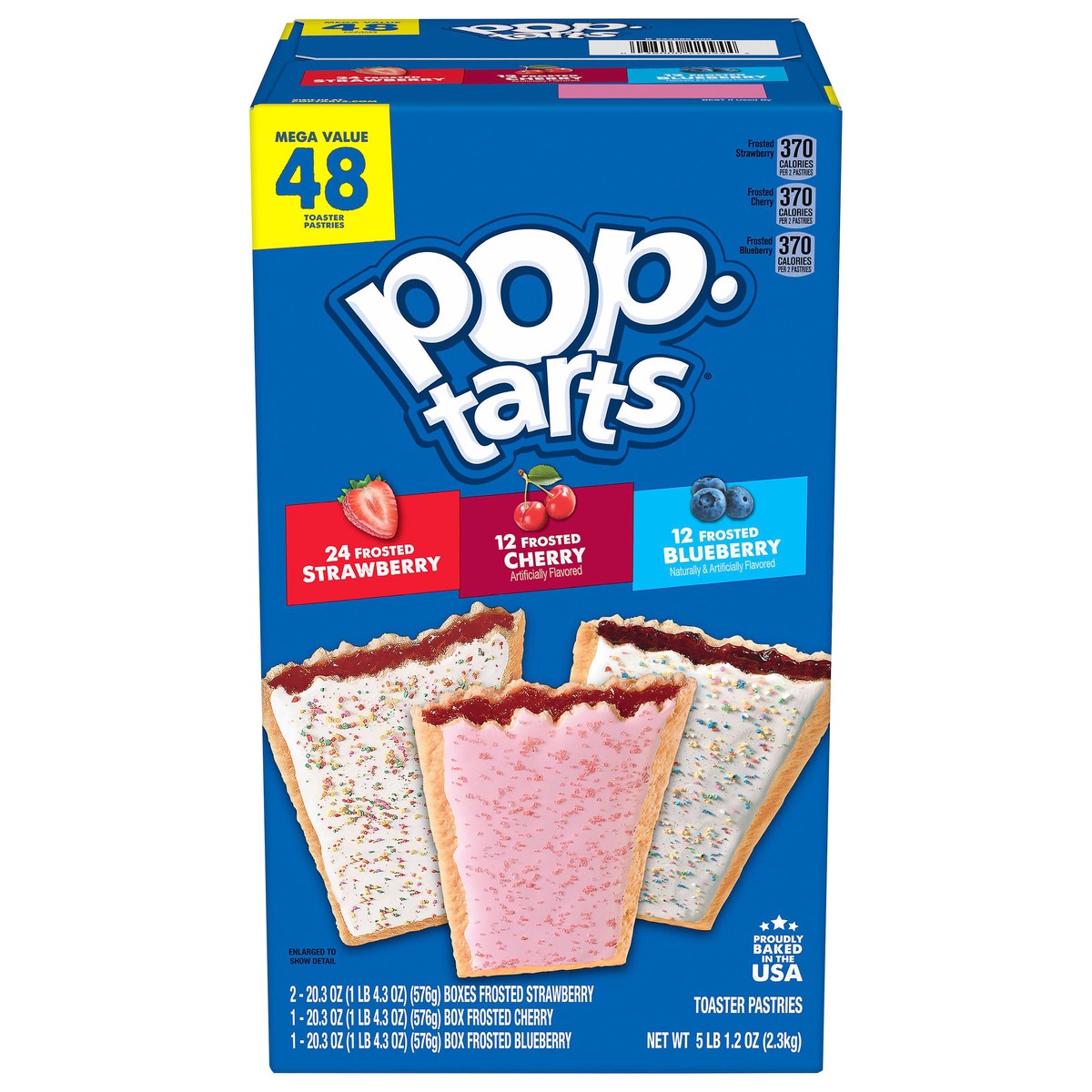 slide 1 of 8, Pop-Tarts Variety Pack Toaster Pastries, 81.20 oz