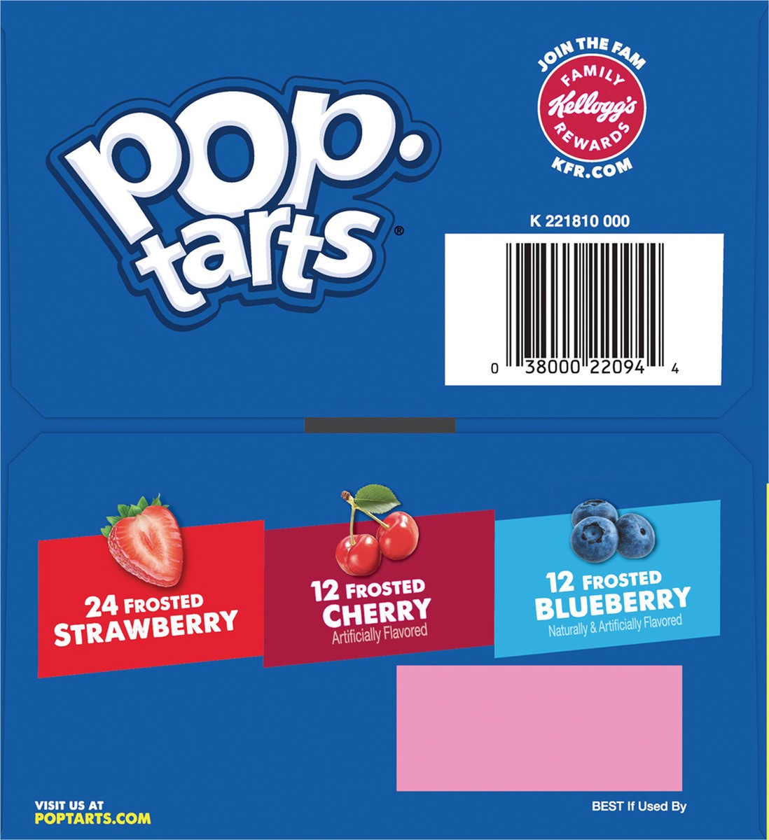 slide 8 of 8, Pop-Tarts Toaster Pastries, Variety Pack, 81.2 oz, 48 Count, 81.20 oz