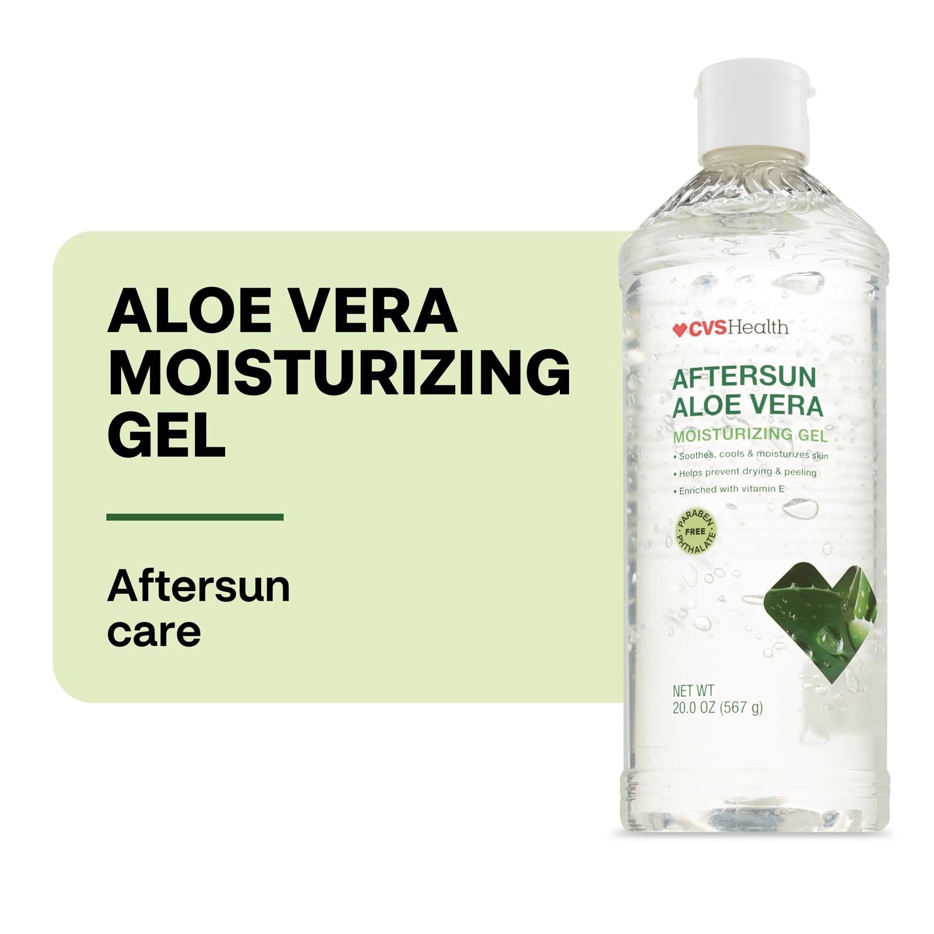slide 1 of 1, CVS Health Aftersun Aloe Vera Moisturizing Gel, Value Size, 1 ct