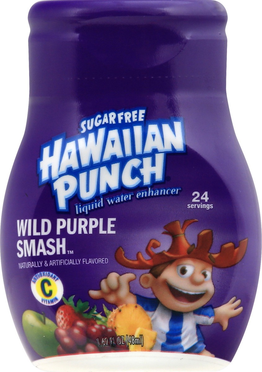 slide 2 of 9, Hawaiian Punch Sugar Free Water Enhancer, Wild Purple Smash - 1.62 oz, 1.62 oz