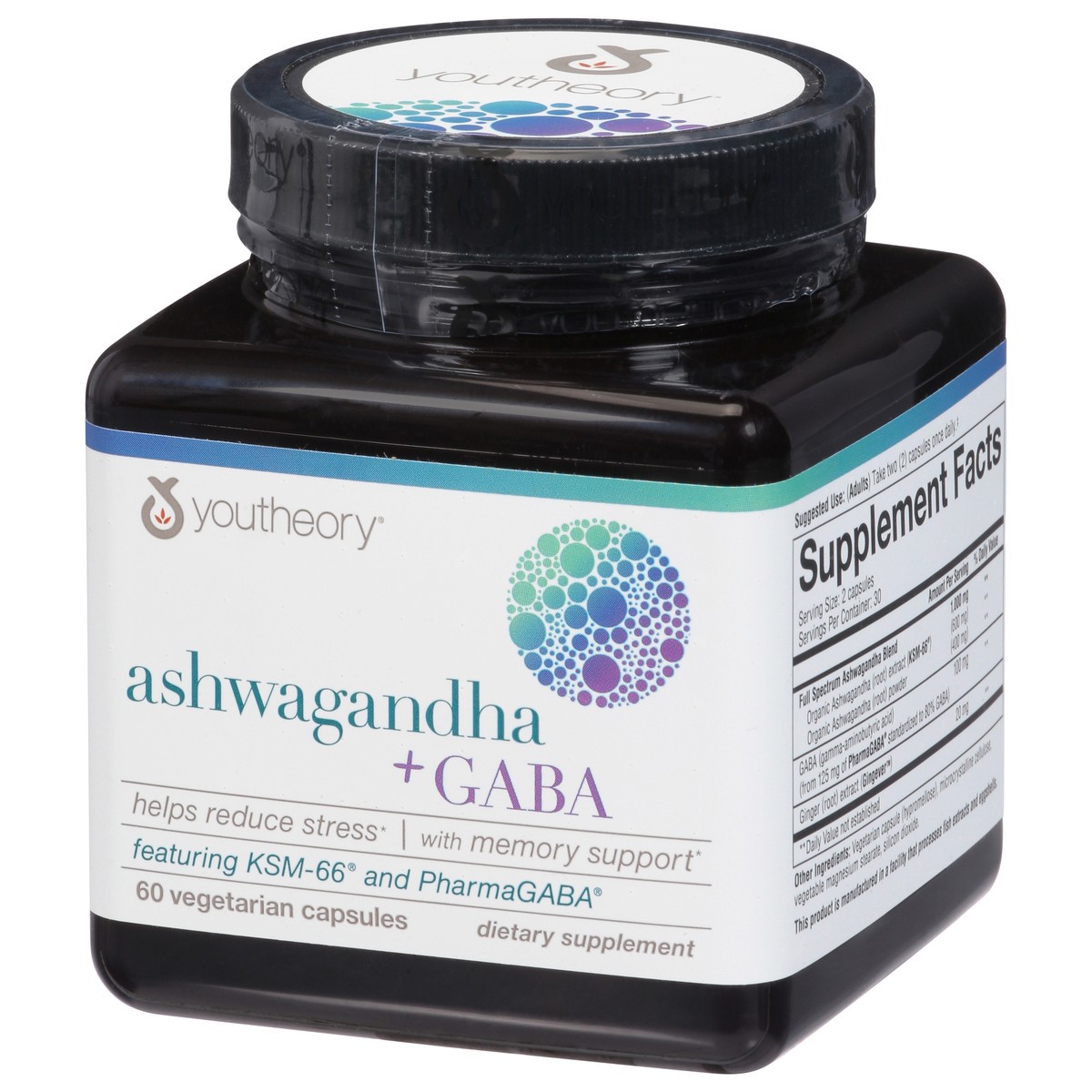 slide 10 of 13, youtheory Ashwagandha + GABA 60 Capsules, 60 ct