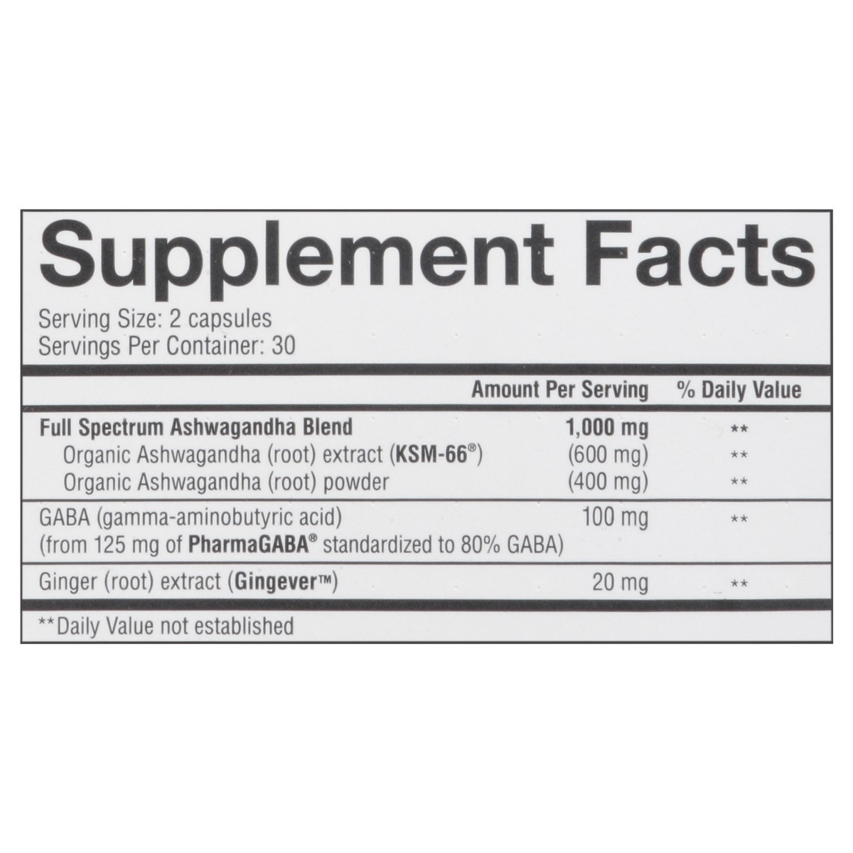 slide 2 of 13, youtheory Ashwagandha + GABA 60 Capsules, 60 ct