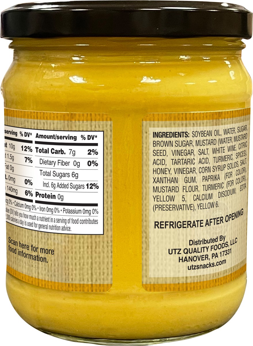 slide 6 of 7, Utz Dipz Honey Mustard Flavored Pretzel 15 oz, 15 oz