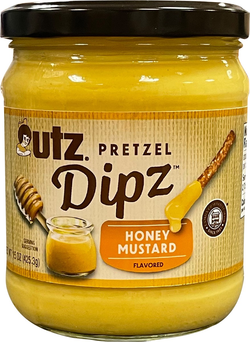 slide 2 of 7, Utz Dipz Honey Mustard Flavored Pretzel 15 oz, 15 oz