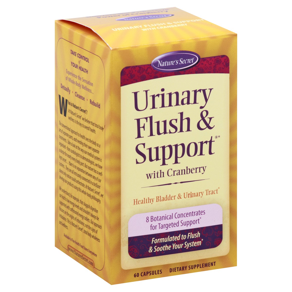 slide 9 of 9, Nature's Secret Urinary Flush & Support 60 ea, 60 ct