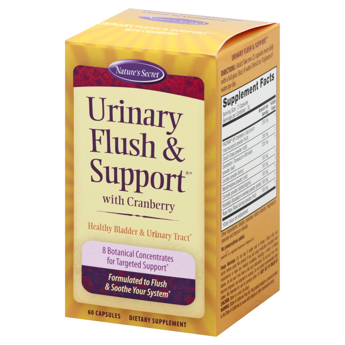 slide 2 of 9, Nature's Secret Urinary Flush & Support 60 ea, 60 ct