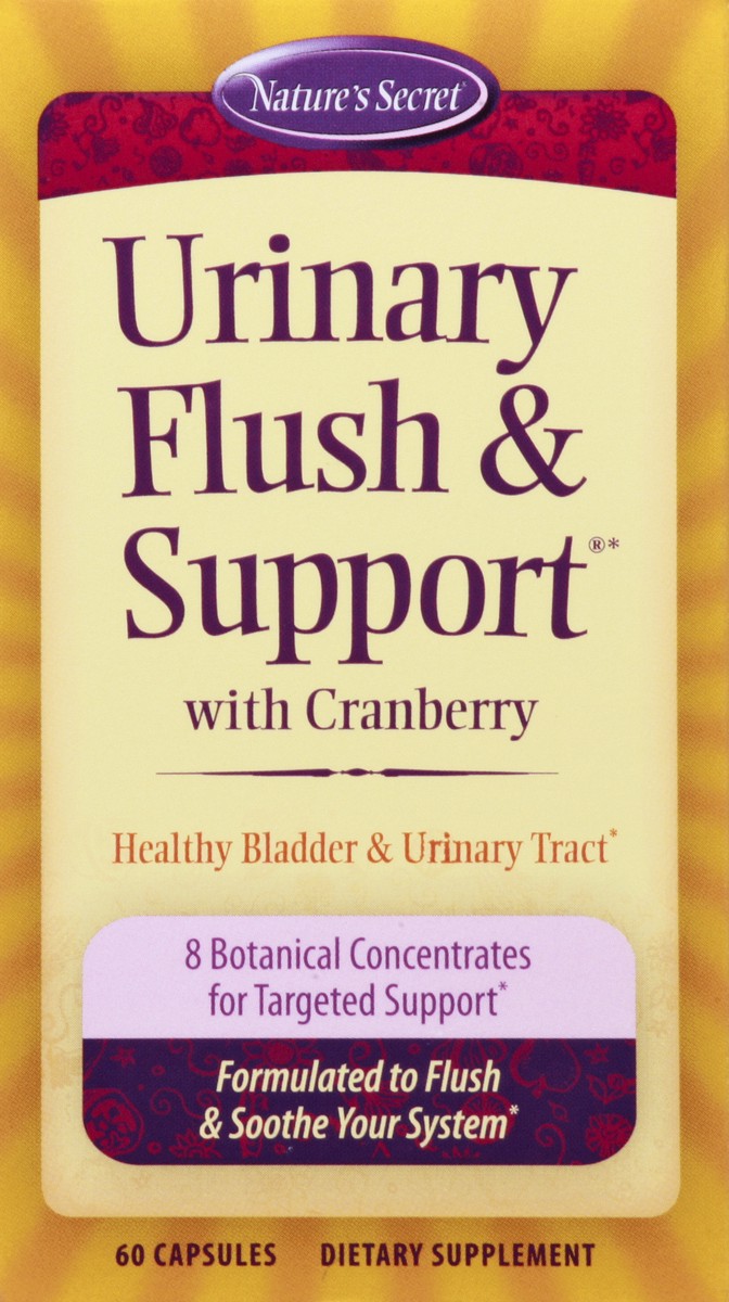 slide 5 of 9, Nature's Secret Urinary Flush & Support 60 ea, 60 ct